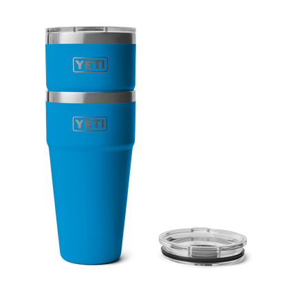 YETI Rambler® Stapelbare beker van 30 oz (887 ml) Big Wave Blue