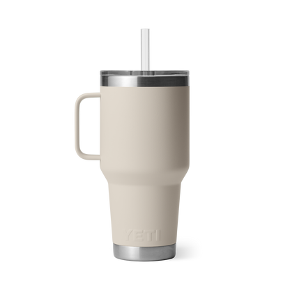 YETI Rambler® Mok Van 35 oz (994 ml) Met Rietjesdeksel Cape Taupe