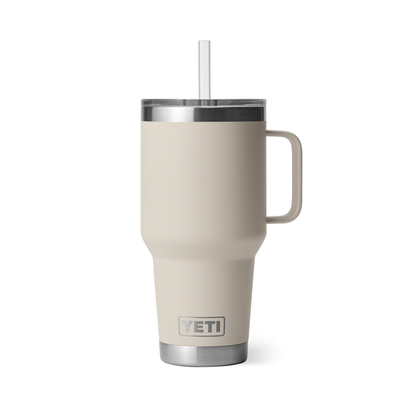 YETI Rambler® Mok Van 35 oz (994 ml) Met Rietjesdeksel Cape Taupe