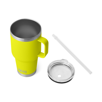 YETI Rambler® Mok Van 35 oz (994 ml) Met Rietjesdeksel Firefly Yellow