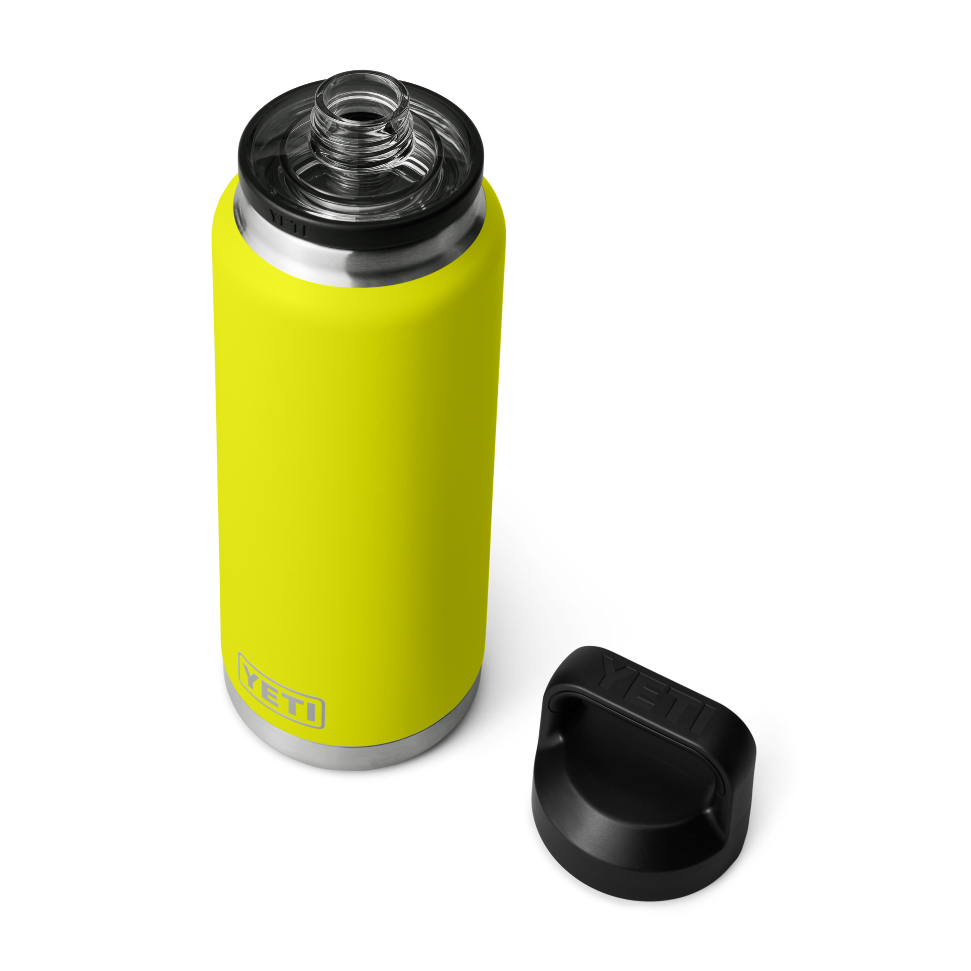 YETI Rambler® 36 oz Fles van 1065 ml met Chug Cap Firefly Yellow