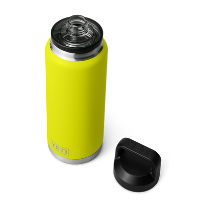 YETI Rambler® 36 oz Fles van 1065 ml met Chug Cap Firefly Yellow