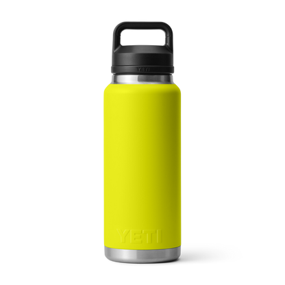 YETI Rambler® 36 oz Fles van 1065 ml met Chug Cap Firefly Yellow