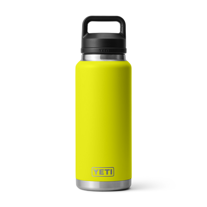 YETI Rambler® 36 oz Fles van 1065 ml met Chug Cap Firefly Yellow