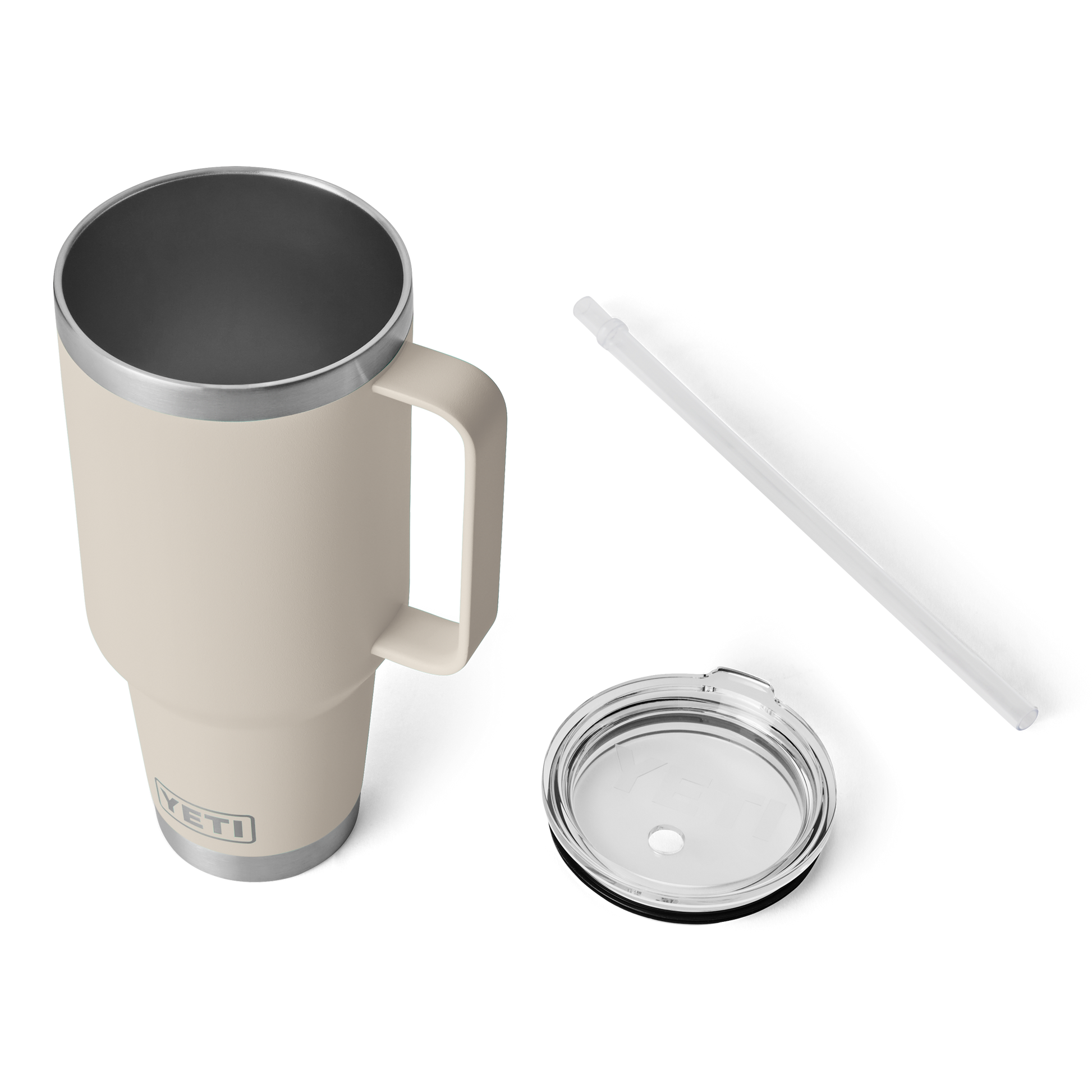 YETI Rambler® Mok Van 42 oz (1242 ml) Met Rietjesdeksel Cape Taupe