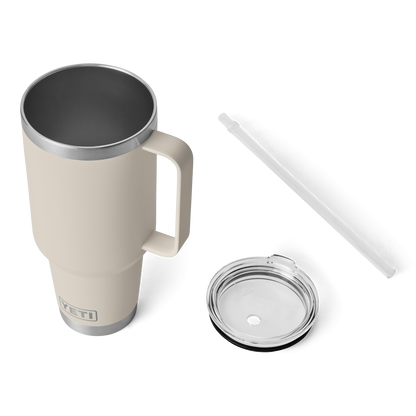 YETI Rambler® Mok Van 42 oz (1242 ml) Met Rietjesdeksel Cape Taupe