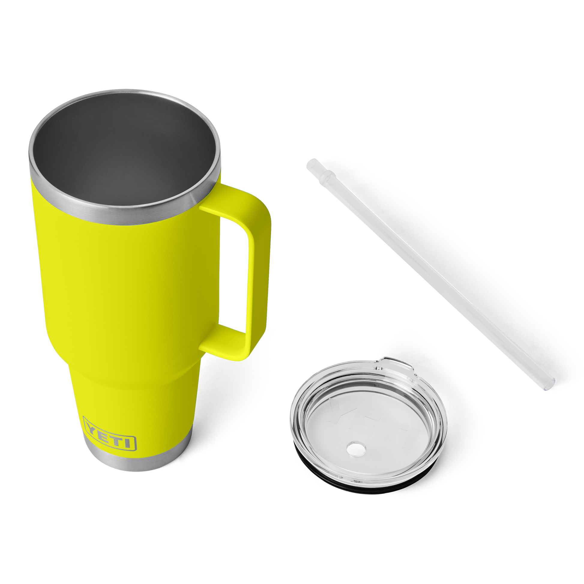 YETI Rambler® Mok Van 42 oz (1242 ml) Met Rietjesdeksel Firefly Yellow