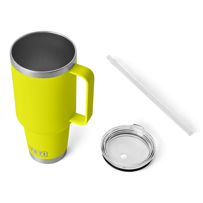 YETI Rambler® Mok Van 42 oz (1242 ml) Met Rietjesdeksel Firefly Yellow