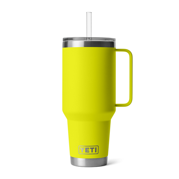 YETI Rambler® Mok Van 42 oz (1242 ml) Met Rietjesdeksel Firefly Yellow