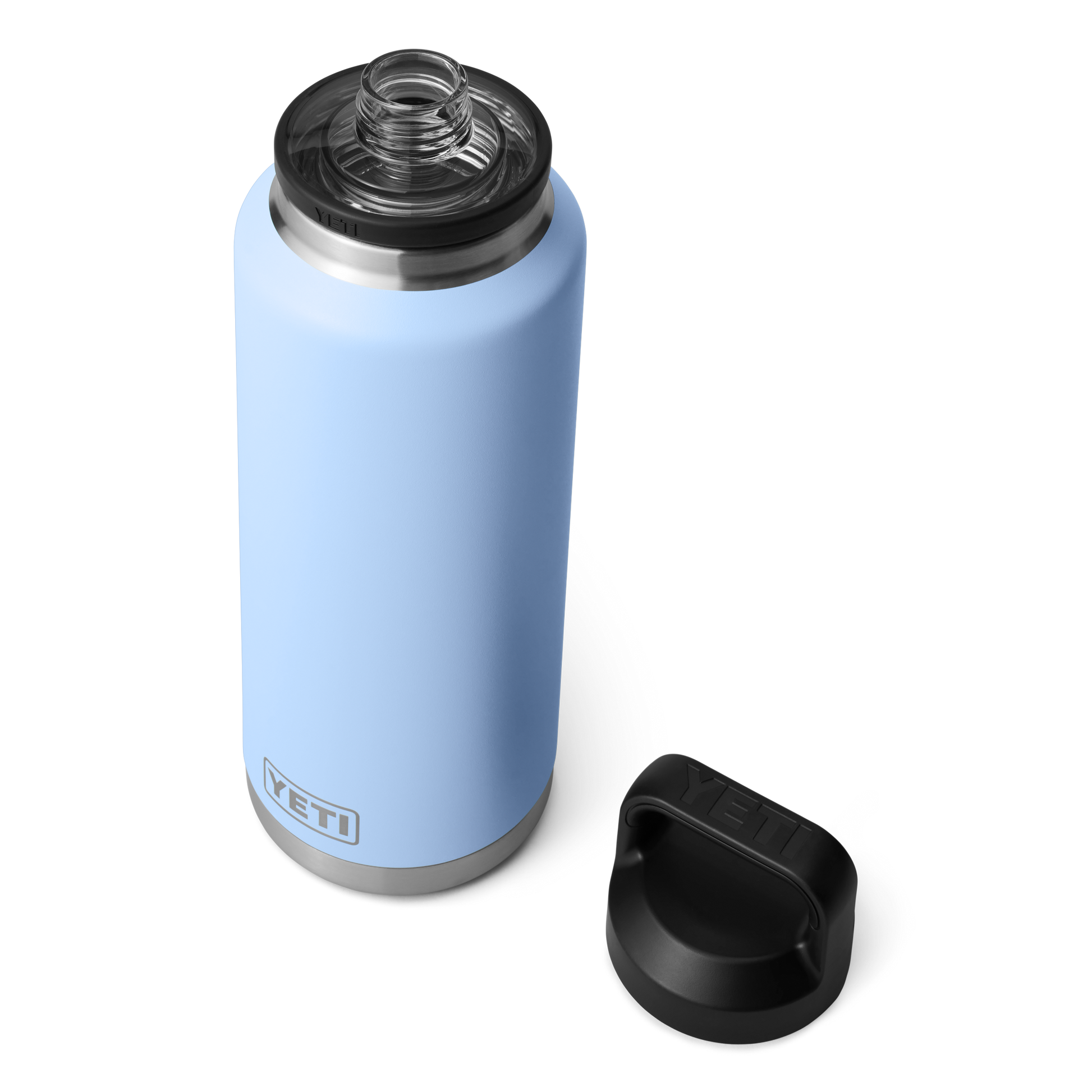 YETI Rambler® 46 oz Fles van 1,4 liter met Chug Cap Big Sky Blue