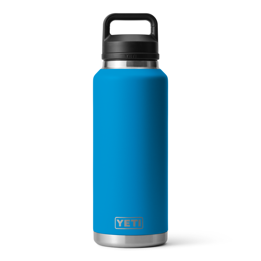 YETI Rambler® 46 oz Fles van 1,4 liter met Chug Cap Big Wave Blue