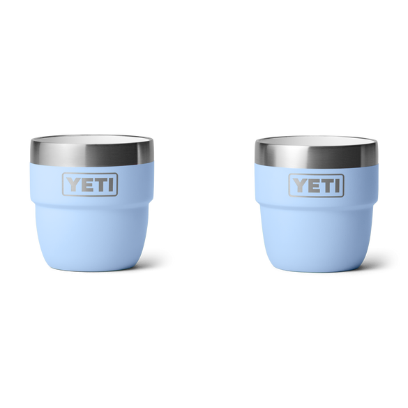 YETI Rambler® 4 oz (118 ml) stapelbare beker Big Sky Blue