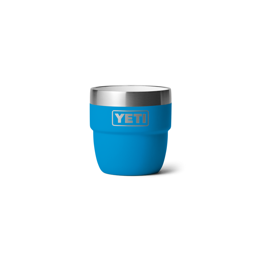 YETI Rambler® 4 oz (118 ml) stapelbare beker Big Wave Blue