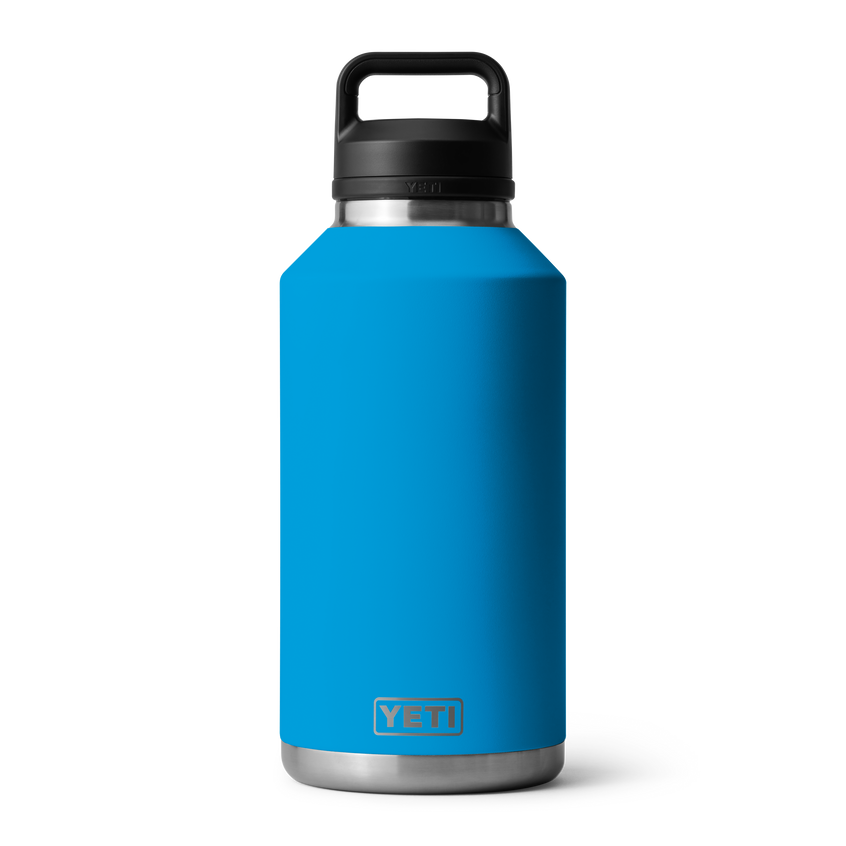 YETI Rambler® 64 oz Fles van 1,9 liter met Chug Cap Big Wave Blue