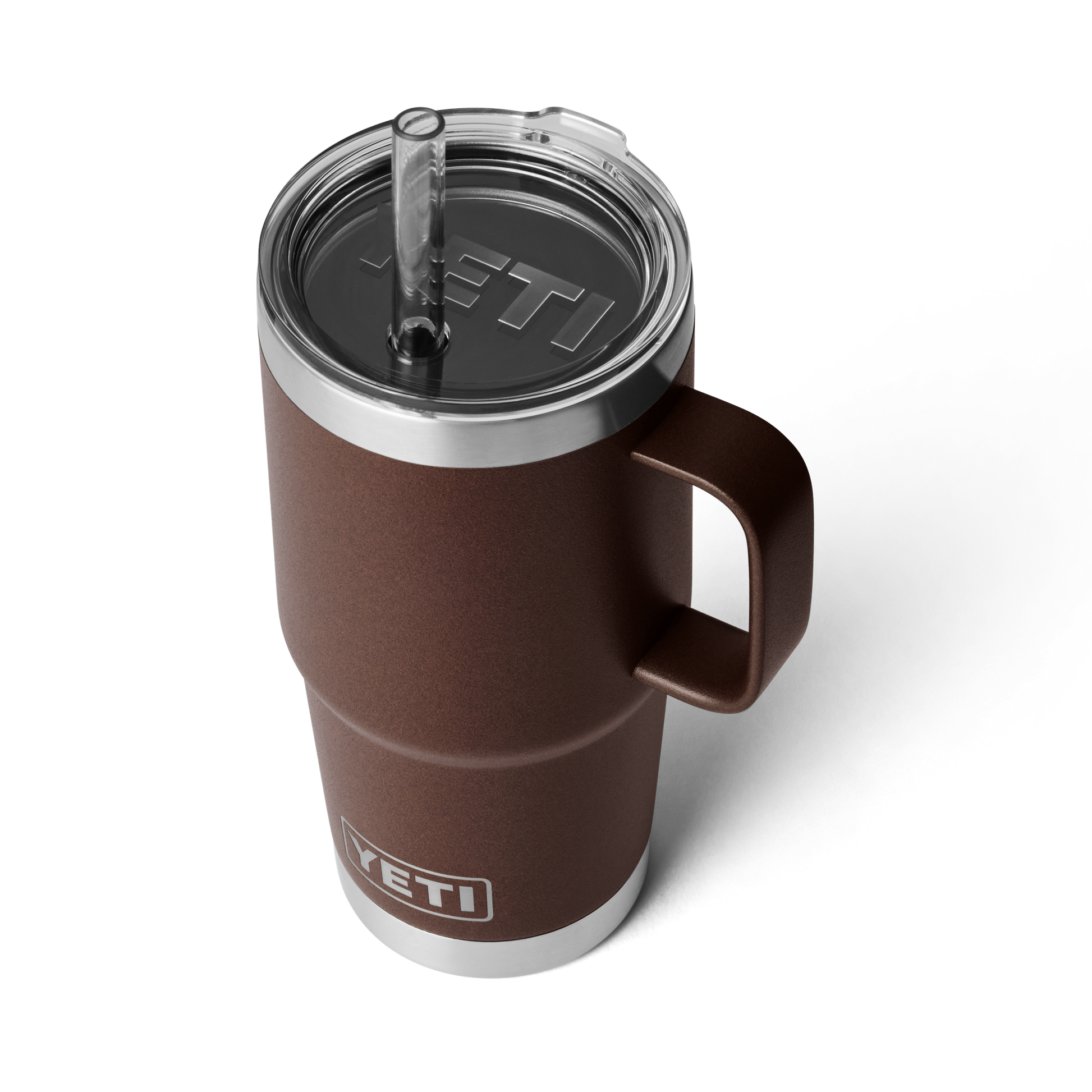 YETI Rambler® Mok Van 25 oz (710 ml) Met Rietjesdeksel Wetlands Brown