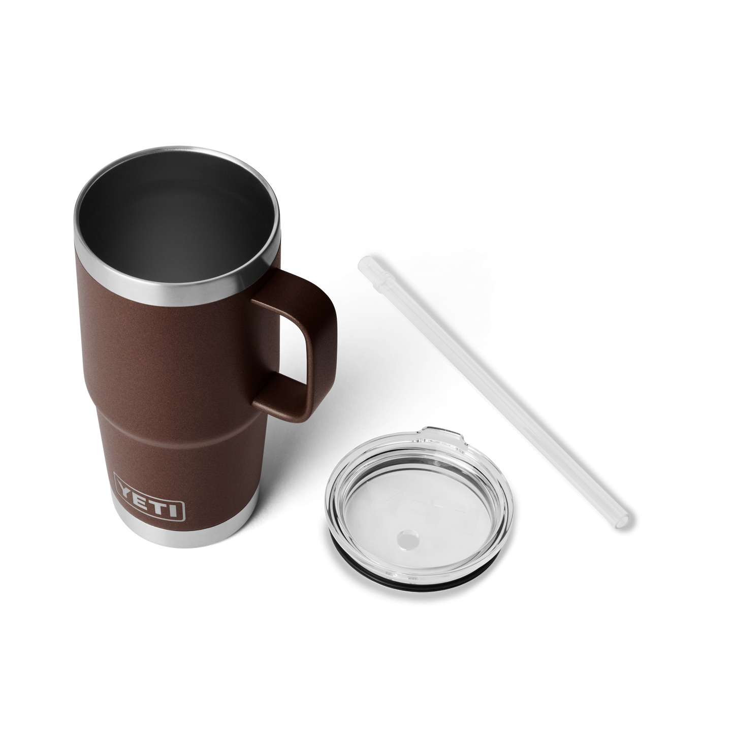 YETI Rambler® Mok Van 25 oz (710 ml) Met Rietjesdeksel Wetlands Brown