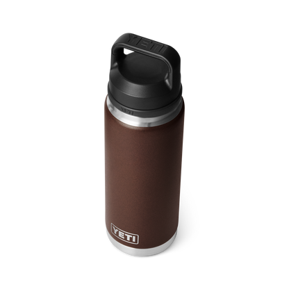 YETI Rambler® 26 oz Fles van 760 ml met Chug Cap Wetlands Brown