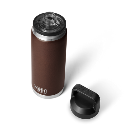YETI Rambler® 26 oz Fles van 760 ml met Chug Cap Wetlands Brown