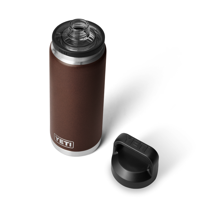 YETI Rambler® 26 oz Fles van 760 ml met Chug Cap Wetlands Brown