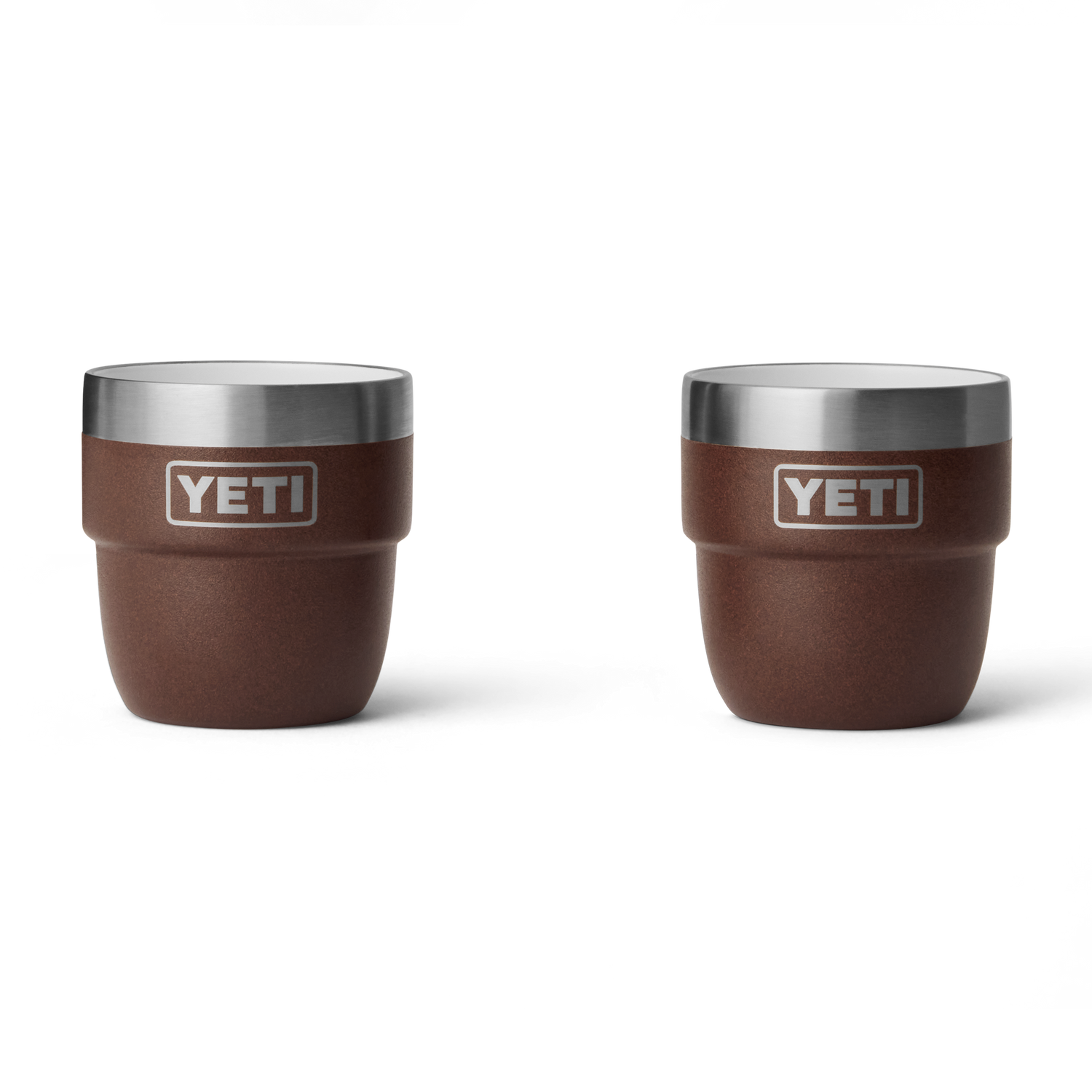 YETI Rambler® 4 oz (118 ml) stapelbare beker Wetlands Brown