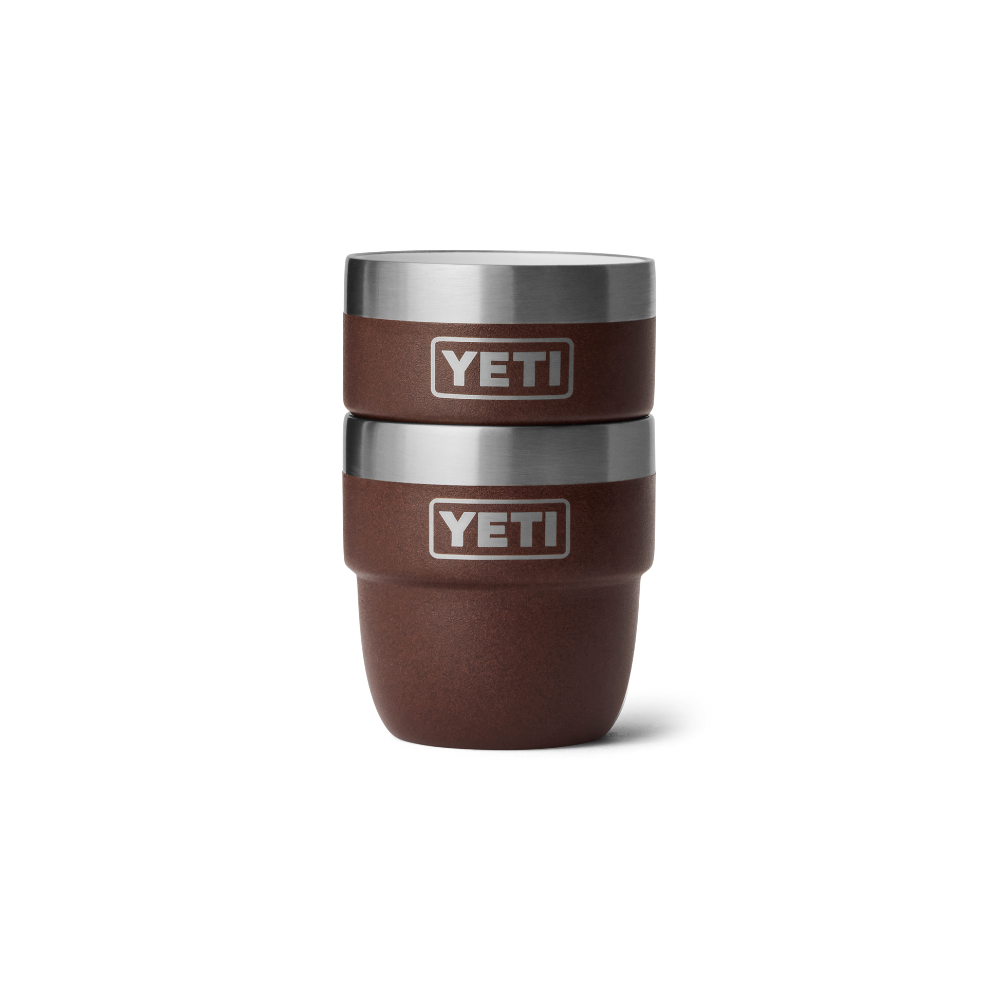 YETI Rambler® 4 oz (118 ml) stapelbare beker Wetlands Brown