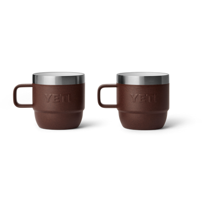 YETI Rambler® 6 oz (177 ml) stapelbare mokken Wetlands Brown