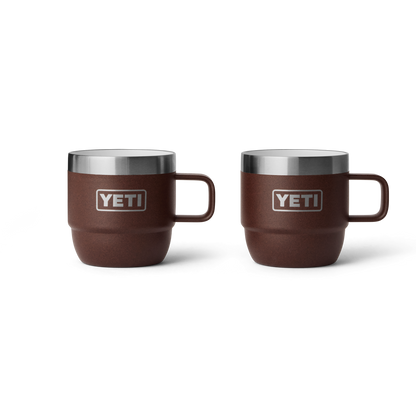 YETI Rambler® 6 oz (177 ml) stapelbare mokken Wetlands Brown