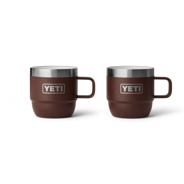 YETI Rambler® 6 oz (177 ml) stapelbare mokken Wetlands Brown