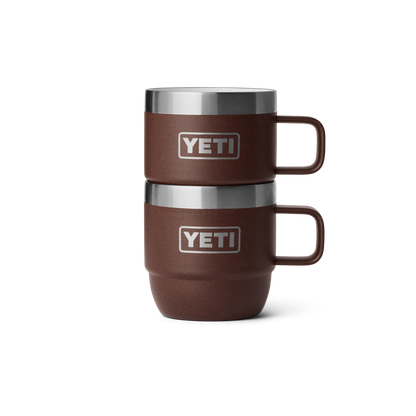YETI Rambler® 6 oz (177 ml) stapelbare mokken Wetlands Brown