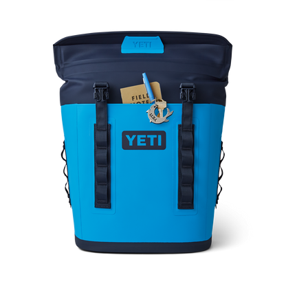 YETI Hopper® M12 Soft Backpack Cooler Big Wave Blue