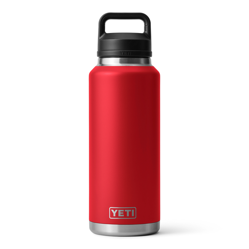 YETI Rambler® 46 oz Fles van 1,4 liter met Chug Cap Rescue Red