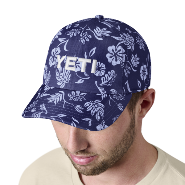YETI Floral Honkbalpet Navy