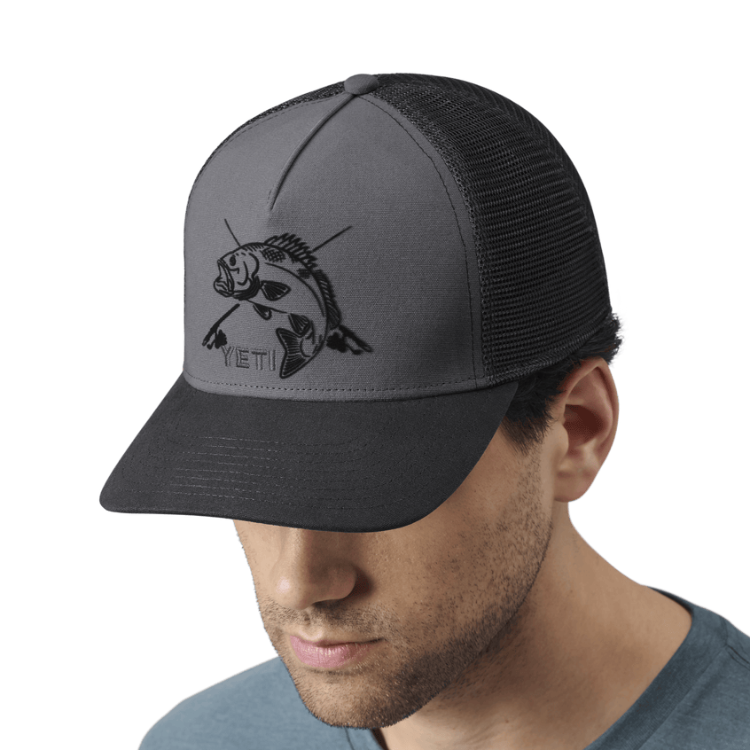 YETI Truckerspet visbaars Dark Grey/Zwart