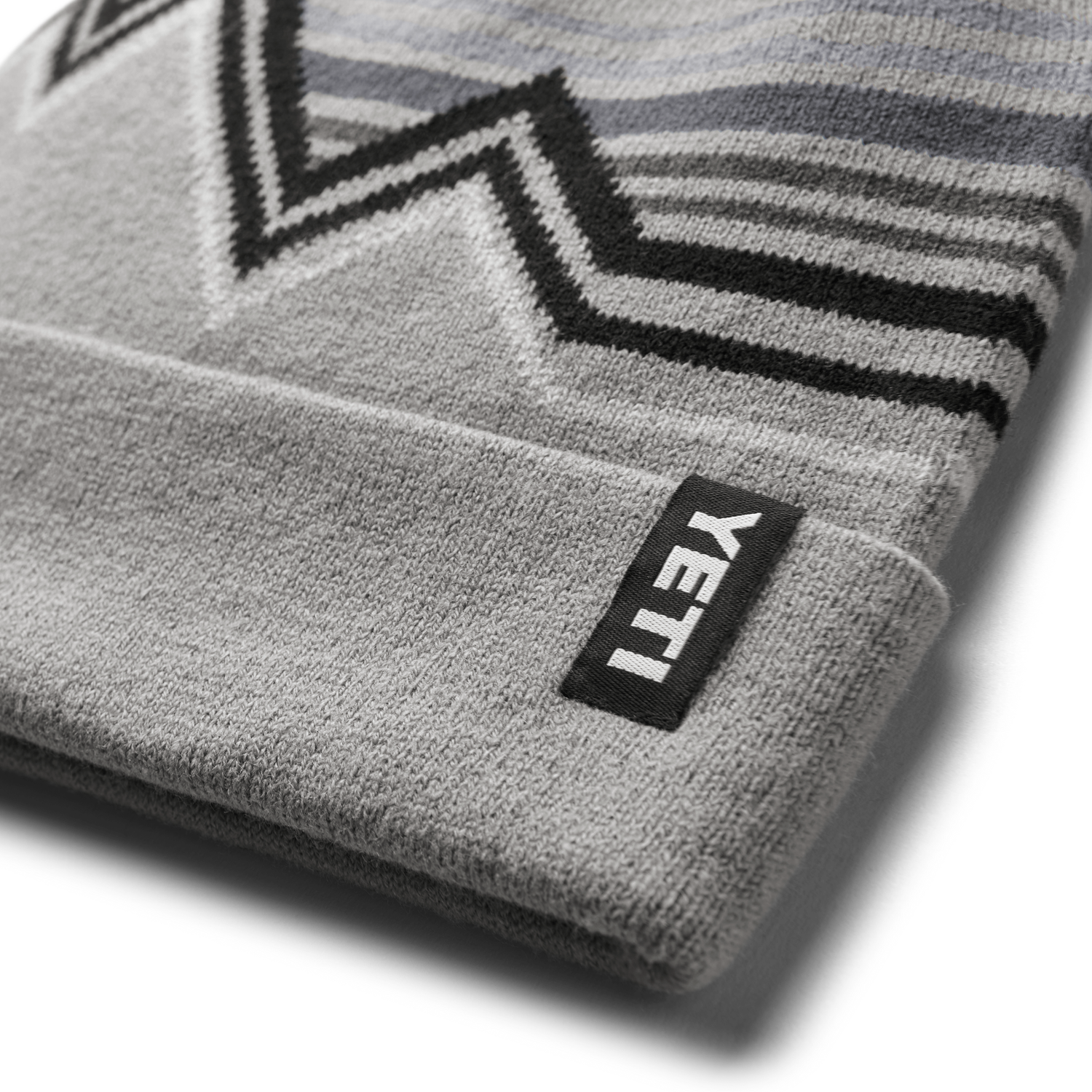 YETI Freestyle-beanie met pompon Grey/Zwart