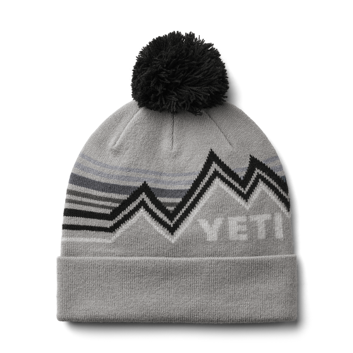 YETI Freestyle-beanie met pompon Grey/Zwart