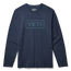 YETI T-shirt met lange mouwen en logo-badge Navy