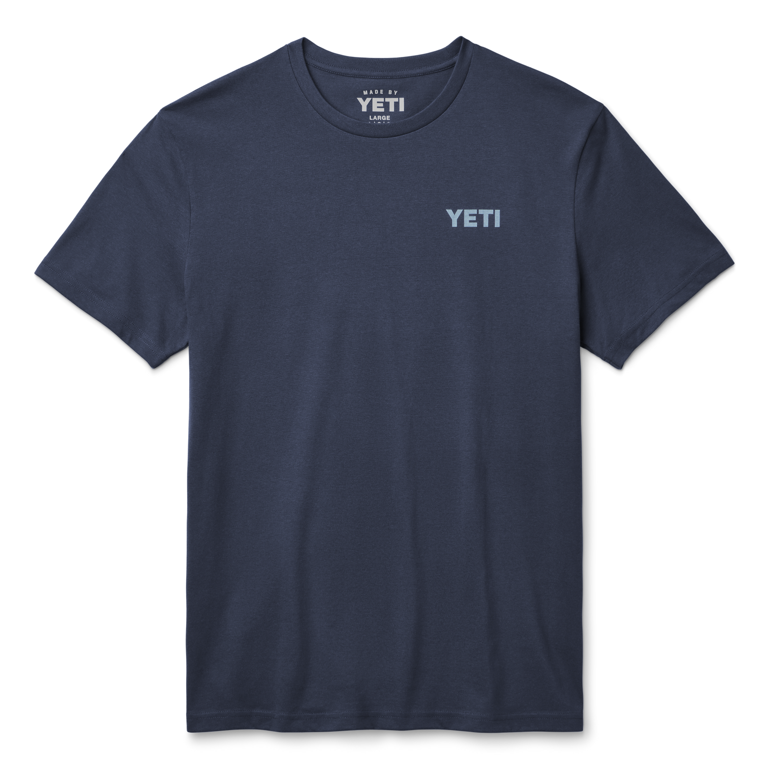 YETI T-shirt met korte mouwen en visbaars Navy