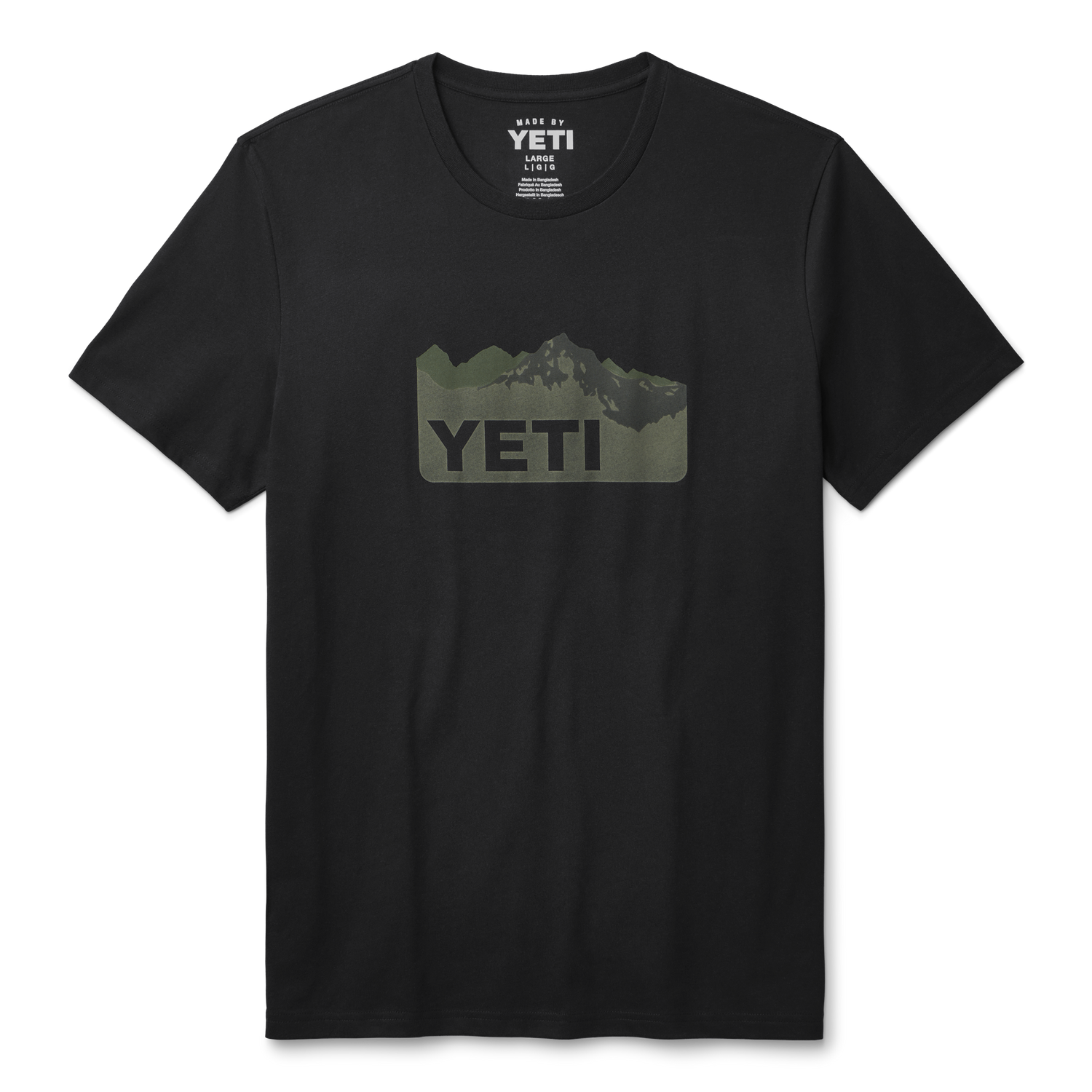 YETI Terrain T-shirt met korte mouwen Zwart