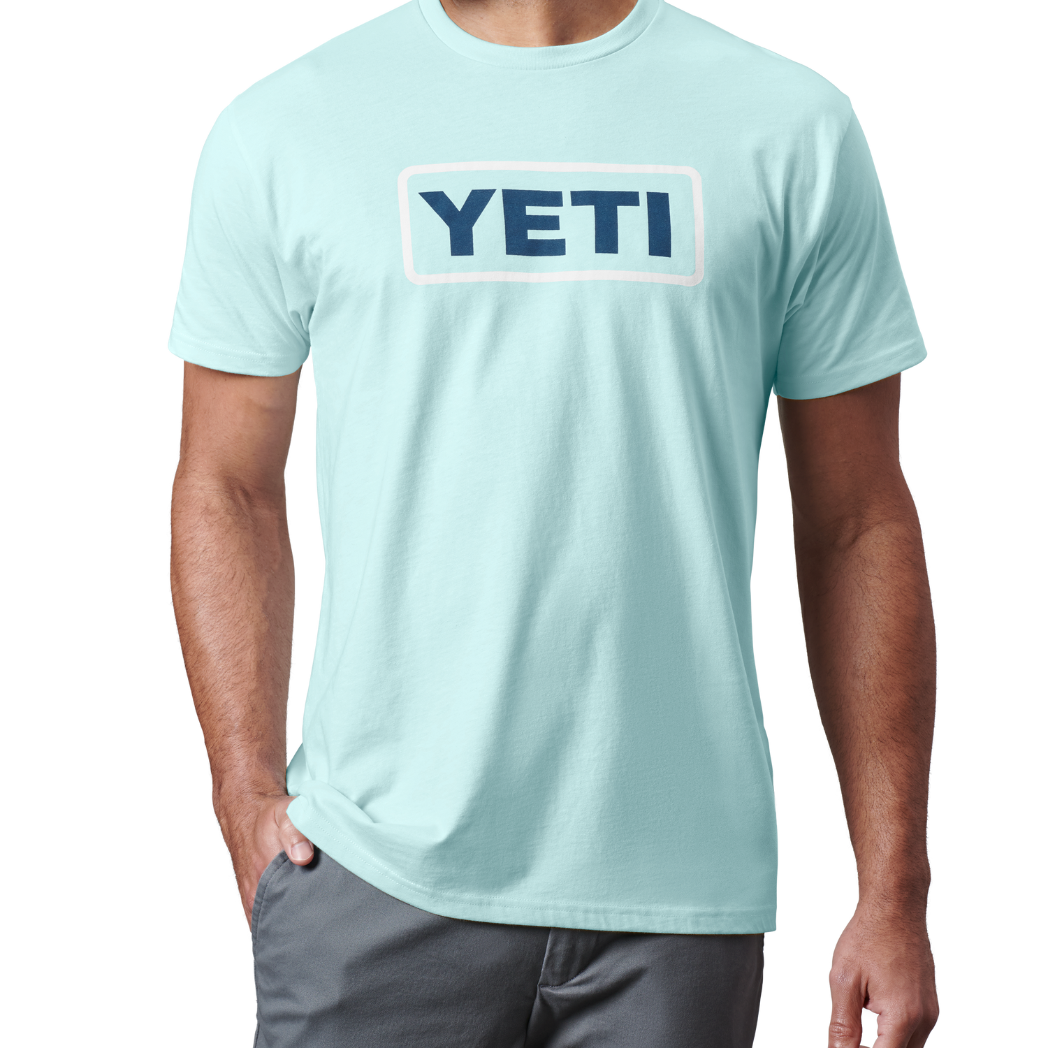 YETI Premium T shirt met korte mouwen met S22 logobadge YETI EUROPE