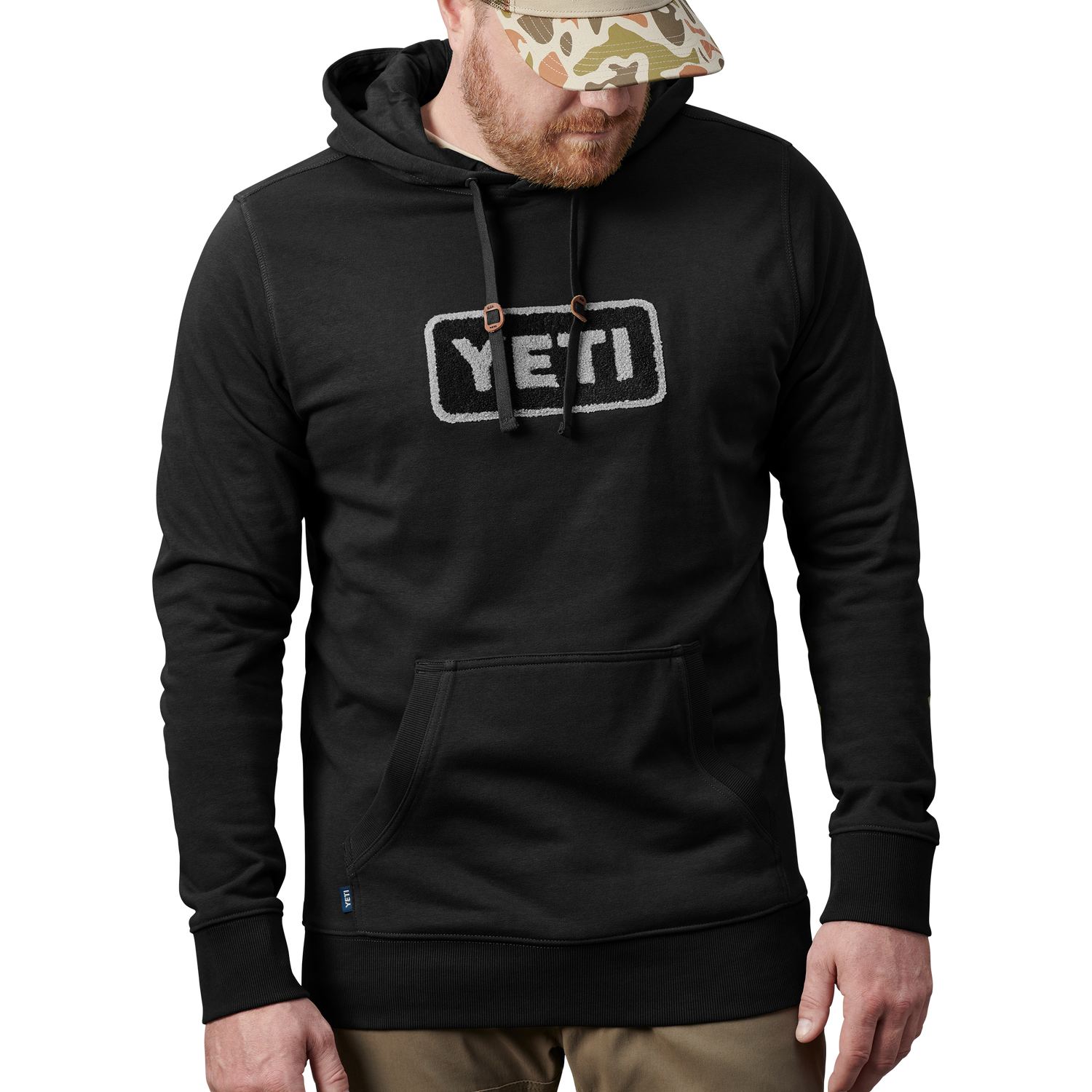 YETI Hoody van sweatstof Zwart