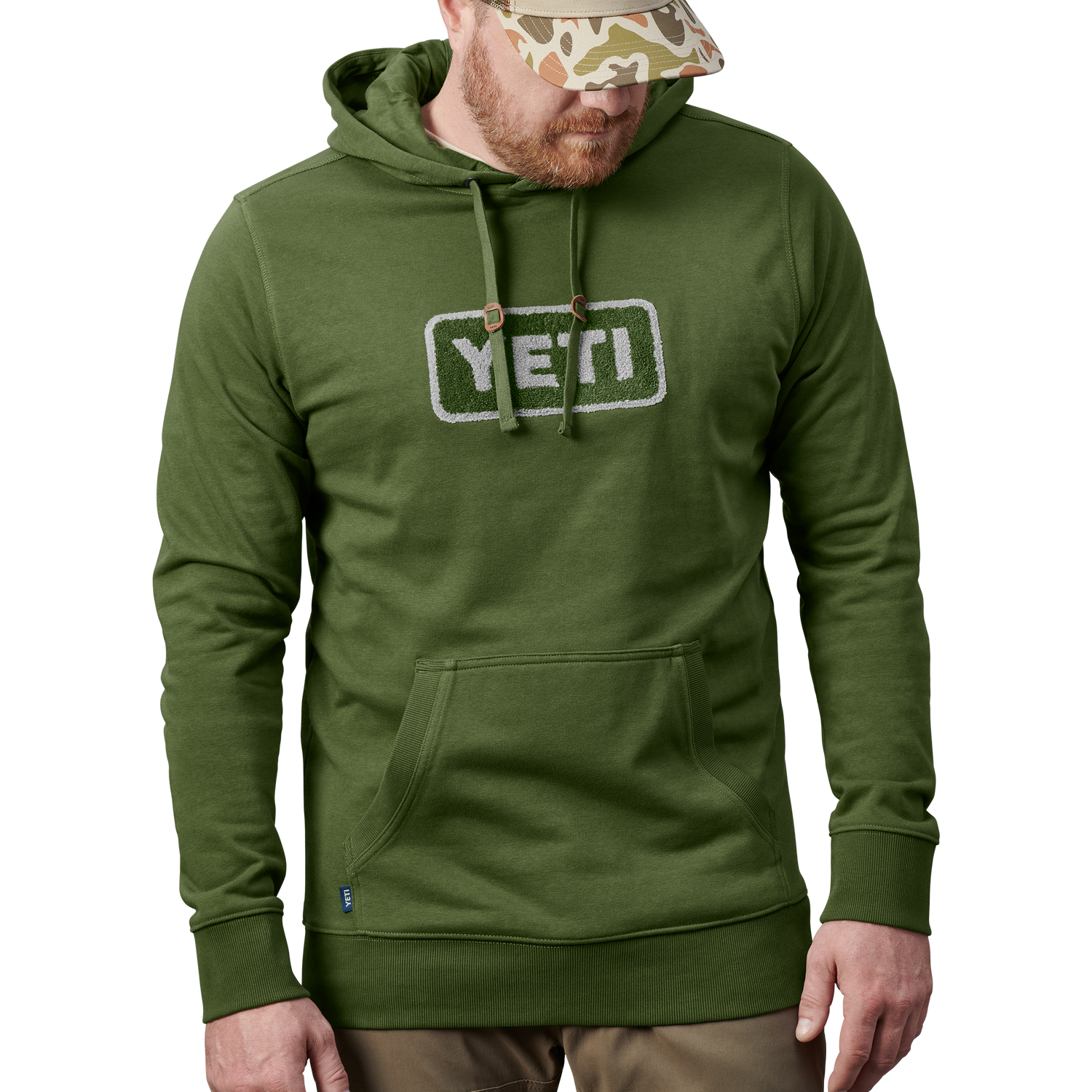 YETI Hoody van sweatstof Highlands Olive