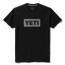 YETI Premium T-shirt met korte mouwen met logobadge Zwart/Grey